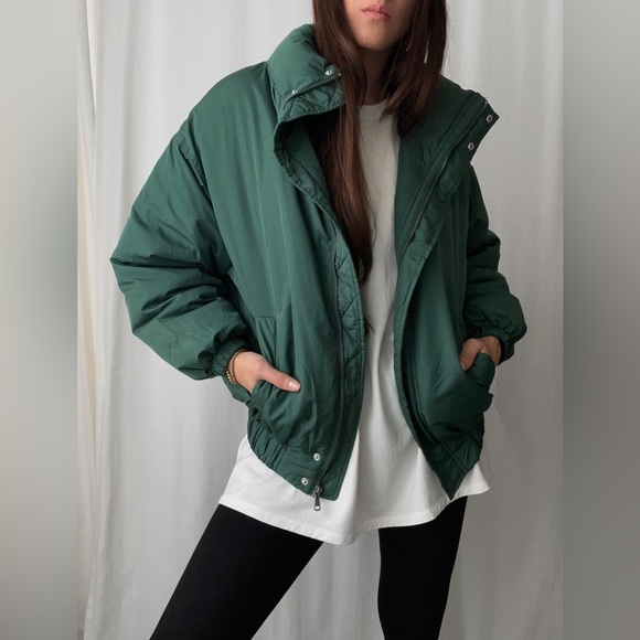 BROOKLYN QUILTED JACKET — In Forest - Picture 4 of 8